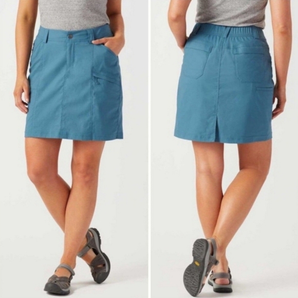 Duluth Trading Co. Women's Dry on the Fly Teal Skirt Skort Plus Size 22W - Picture 1 of 12